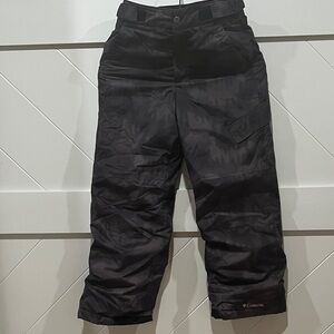 Columbia Kids Black and Gray Snow Pants Boys Size Medium (10/12)